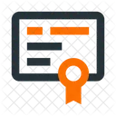 Certificate Charter Icon
