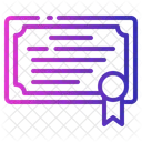 Certificate  Icon