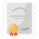 Certificate Award Deed Icon