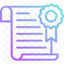 Certificate  Icon