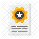 Certificate  Icon