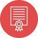 Certificate Degree Diploma Icon