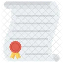 Certificate Diploma License Icon