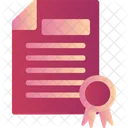 Certificate  Icon