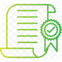 Certificate  Icon