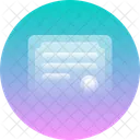 Certificate Diploma Degree Icon