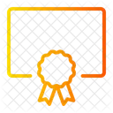 Certificate Patent Degree Icon