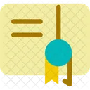 Certificate Diploma Letter Icon