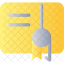 Certificate Diploma Letter Icon