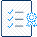 Certificate Certification Document Icon