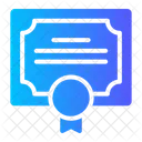 Certificate Patent Degree Icon
