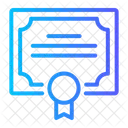 Certificate Patent Degree Icon