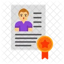 Certificate Contract Degree Icon