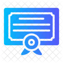 Certificate Patent Degree Icon