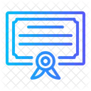 Certificate Patent Degree Icon