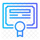 Certificate Education Patent Icon