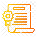 Certificate  Icon