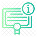 Certificate Patent Degree Icon