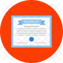 Certificate Certification Document Icon