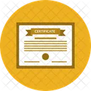 Certificate Certification Document Icon