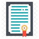 Certificate Education Diploma Icon