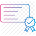 Certificate  Icon