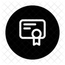 Certificate Diploma Degree Icon