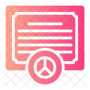 Certificate Diploma Agreement Icon