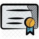 Certificate Diploma Degree Icon