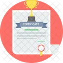 Certificate Diploma Document Icon
