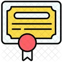 Certificate Diploma Degree Icon