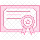 Certificate Diploma Degree Icono