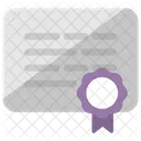 Certificate  Icon