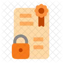 Certificate of Security  Icon