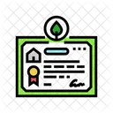 Certification Green Building Icon