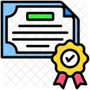 Certification Degree Legal Icon