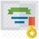 Certification Certificate Diploma Degree Icon
