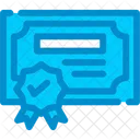 Certification Qualification Diplome Icône