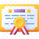 Certification Certificat Diplome Icône