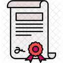 Certification Document Skills Icon
