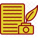 Certification Document Manuscript Icon