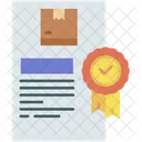 Certification Guarantee Product Icon