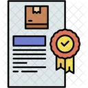 Certification Guarantee Product Icon