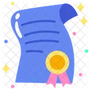 Certification Certificate Degree Icon