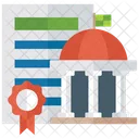 Certification Certificate Diploma Degree Icon
