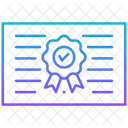 Certification License Patent Icon