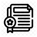 Certifications Credentials Licenses Icon