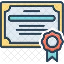 Certified Authorized Document Icon