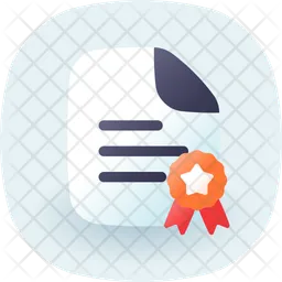 Certified document  Icon