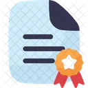 Certified document  Icon